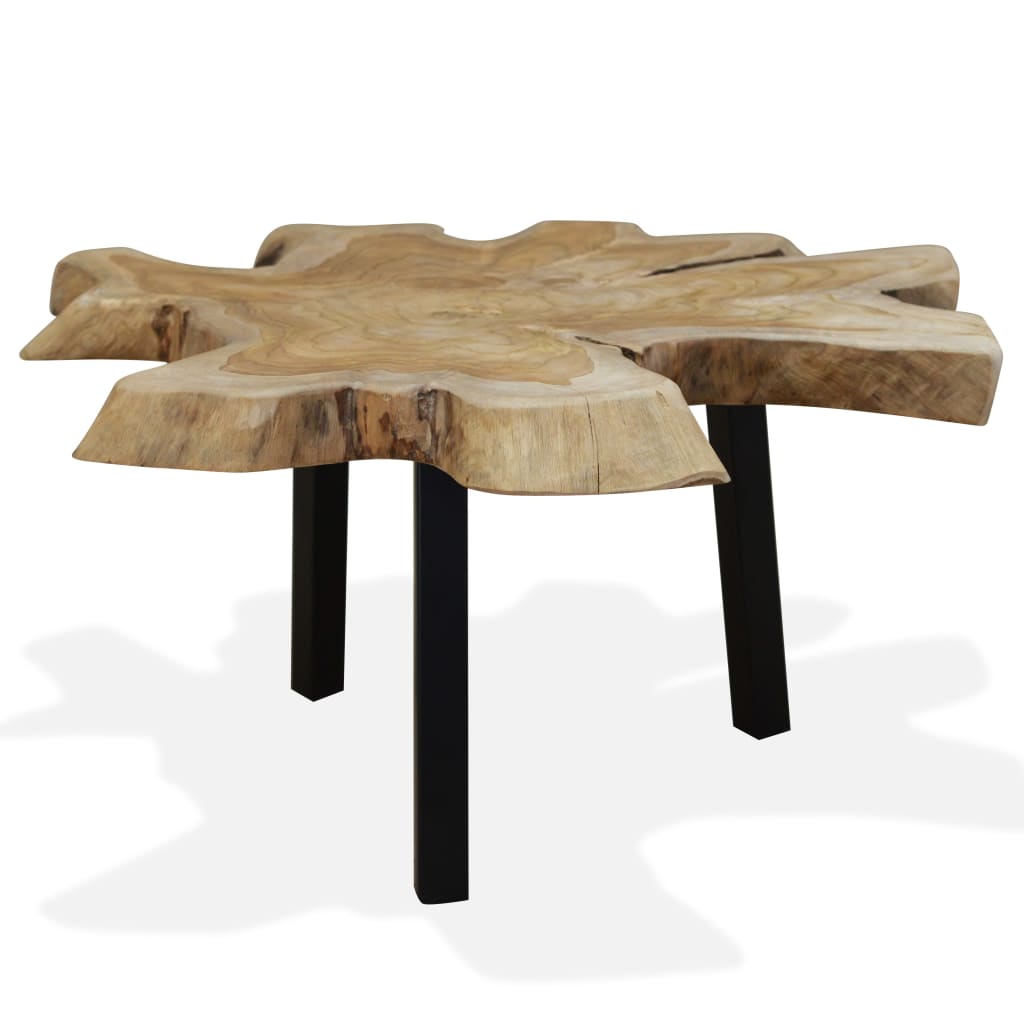 244550 vidaXL Coffee Table Genuine Teak 80x70x38 cm