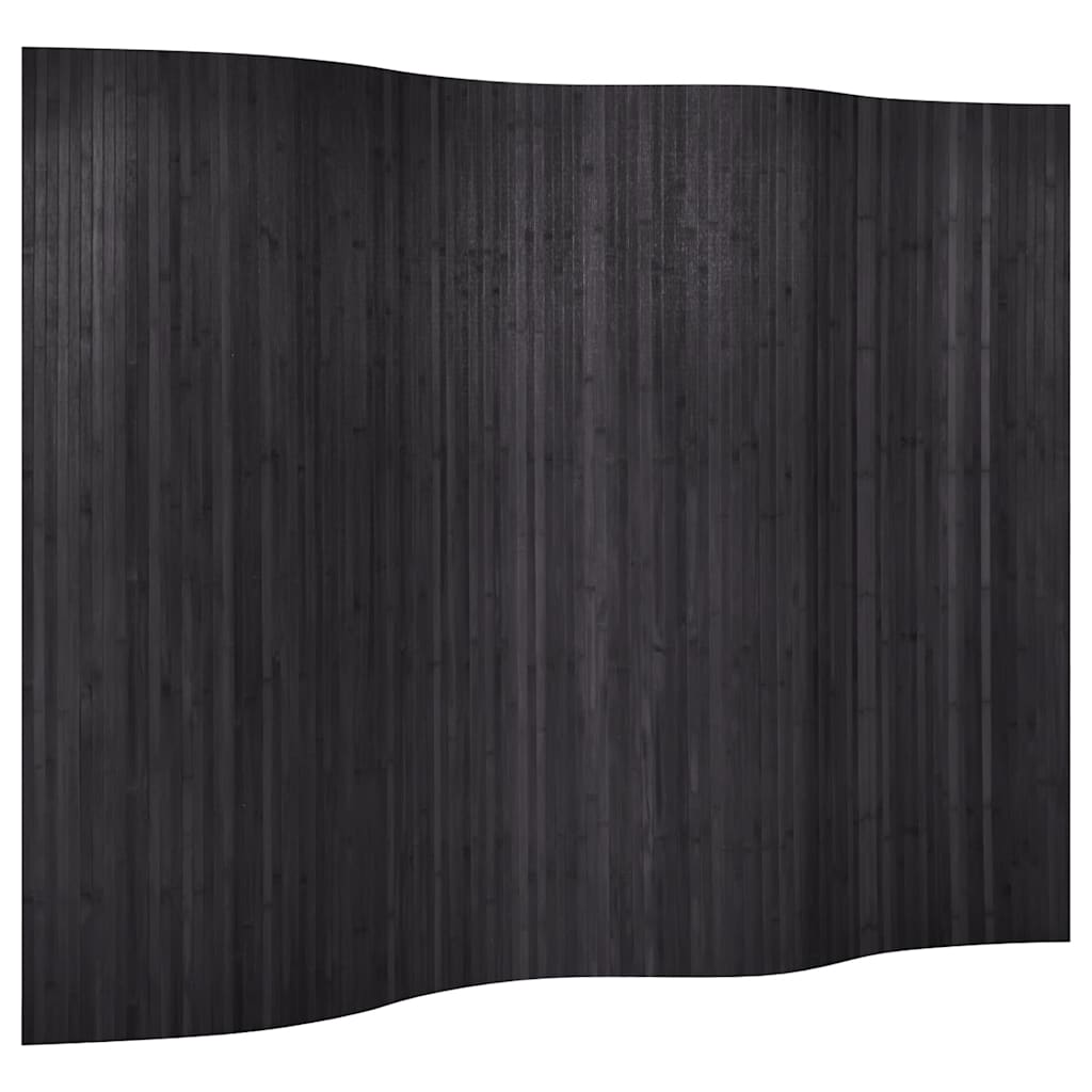 Room Divider Bamboo Grey Width 250 cm Height 165 cm