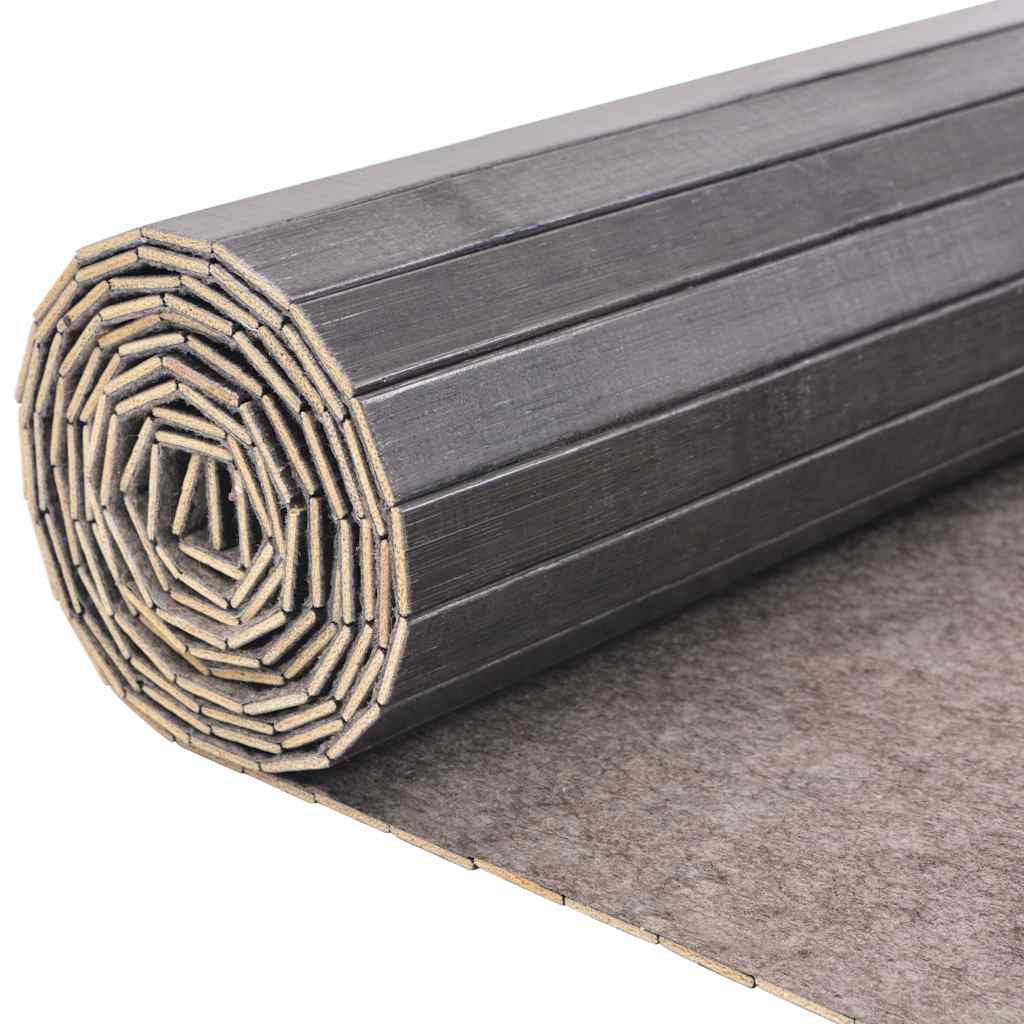 Room Divider Bamboo Grey Width 250 cm Height 165 cm