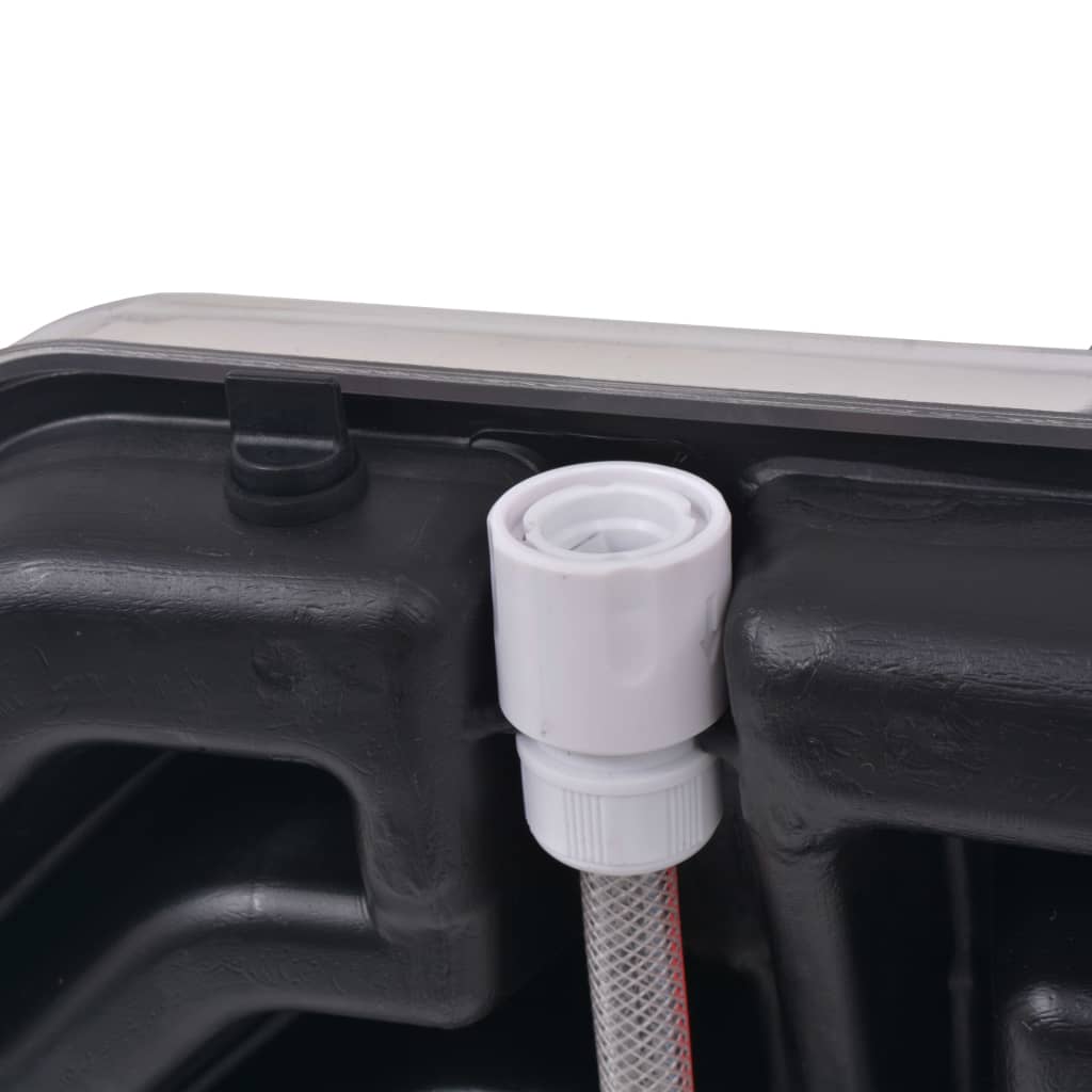 vidaXL Solar Shower 20 L Aluminium HDPE