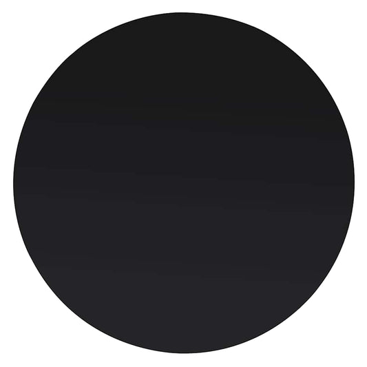 Table Top | Black | Tempered Glass | 300 mm diameter | Scratch-resistant
