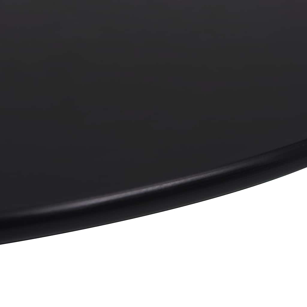 Table Top | Black | Tempered Glass | 300 mm diameter | Scratch-resistant