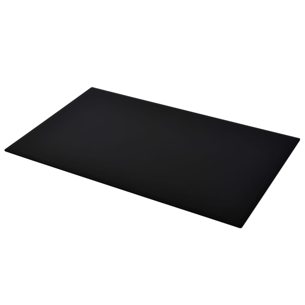 Table Top | Black | Tempered Glass | Large | Durable | Table Top