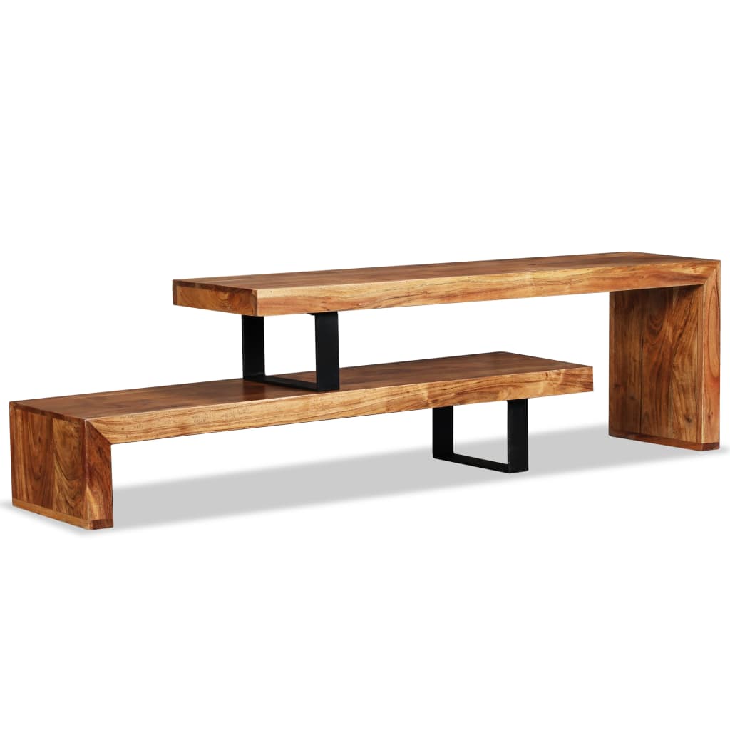 vidaXL TV Stand Solid Acacia Wood