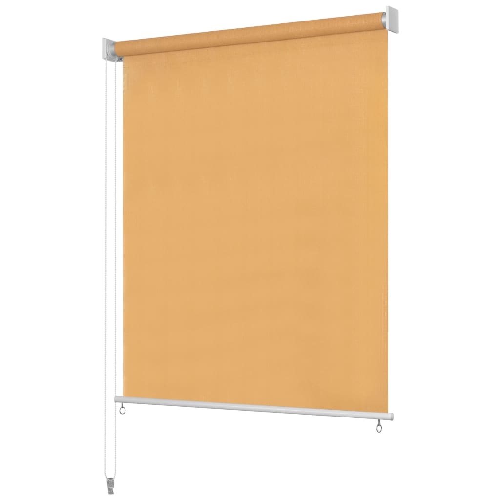 Outdoor Roller Blind 120x140 cm Beige
