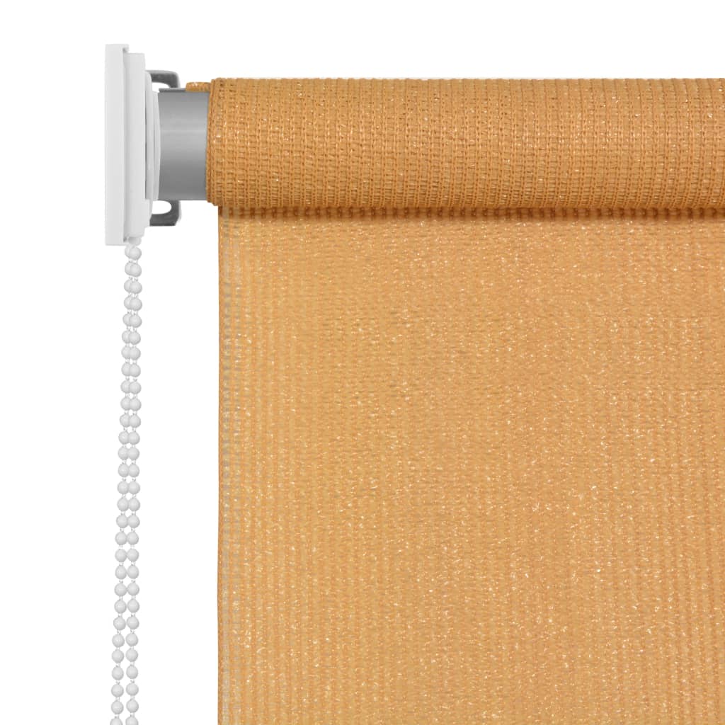 Outdoor Roller Blind 120x140 cm Beige