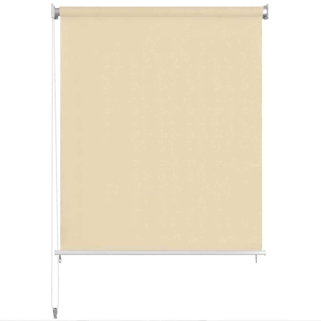 Outdoor Roller Blind 160x140 cm Cream