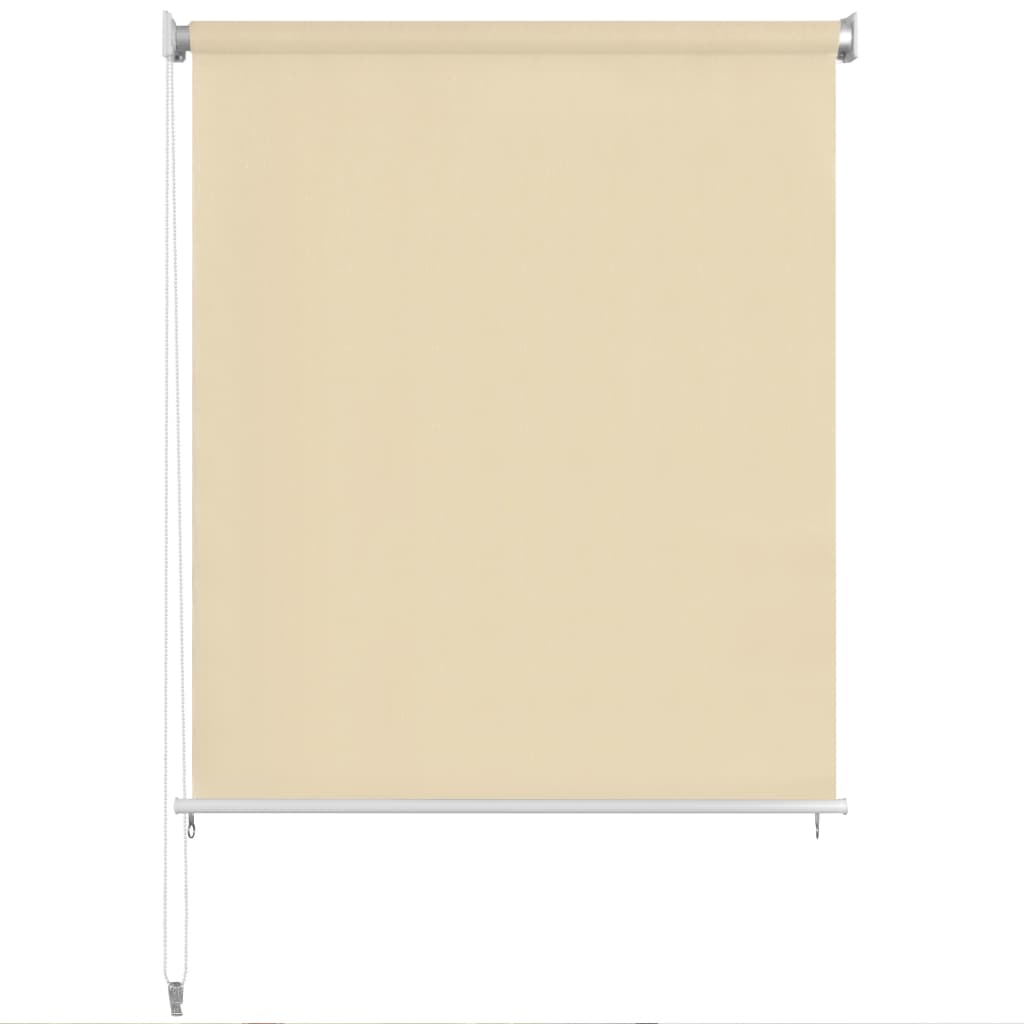 Outdoor Roller Blind 240x140 cm Cream