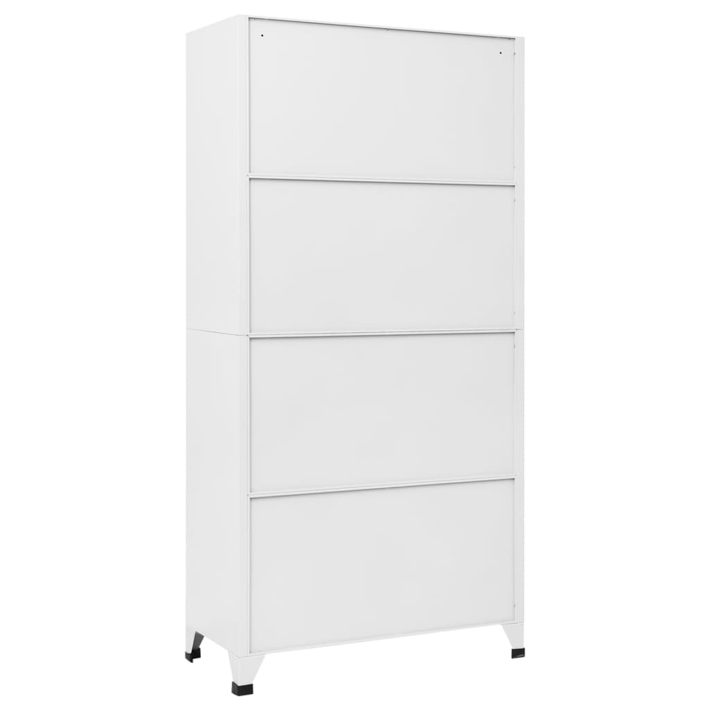 vidaXL Locker Cabinet with 12 Compartments 90x45x180 cm