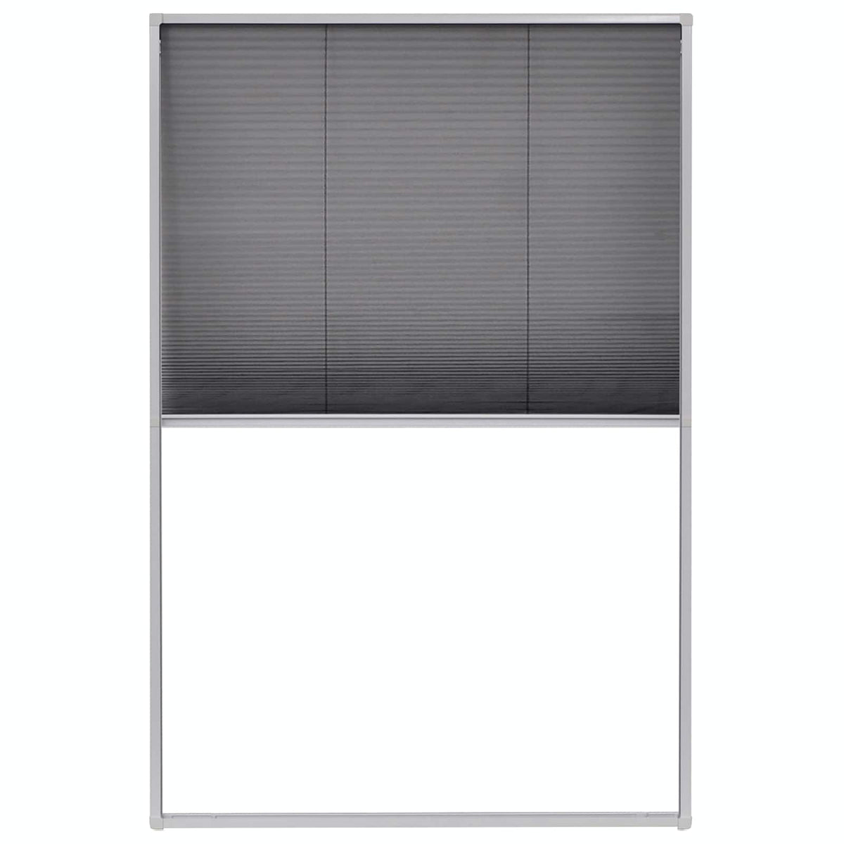 Plisse Insect Screen for Windows Aluminium 80x120 cm
