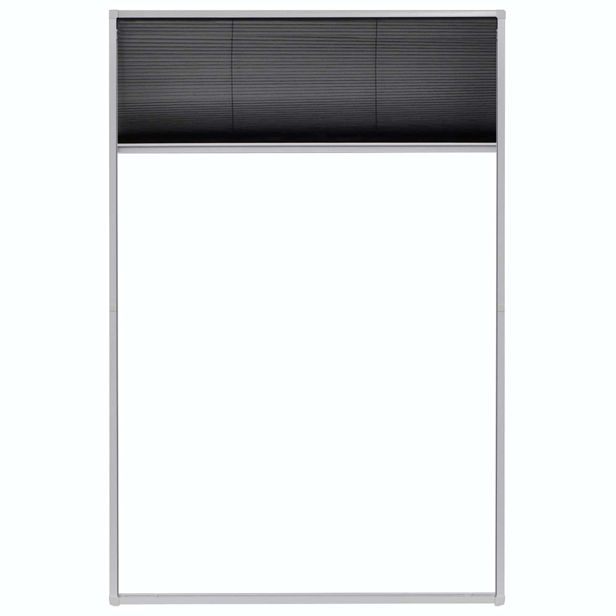 Plisse Insect Screen for Windows Aluminium 80x120 cm