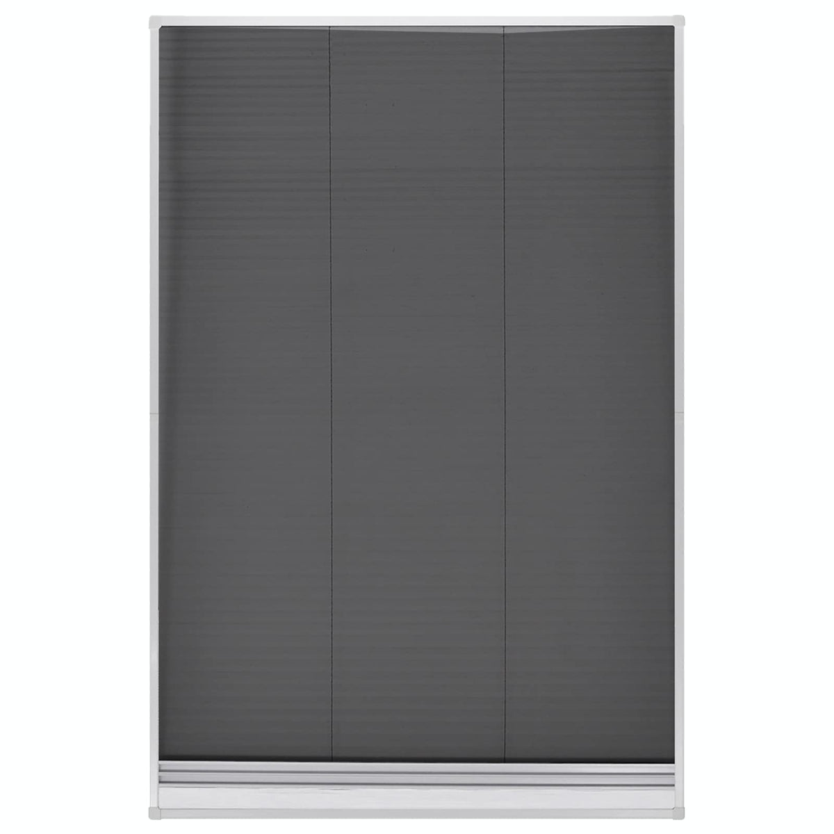 Plisse Insect Screen for Windows Aluminium 80x120 cm with Shade