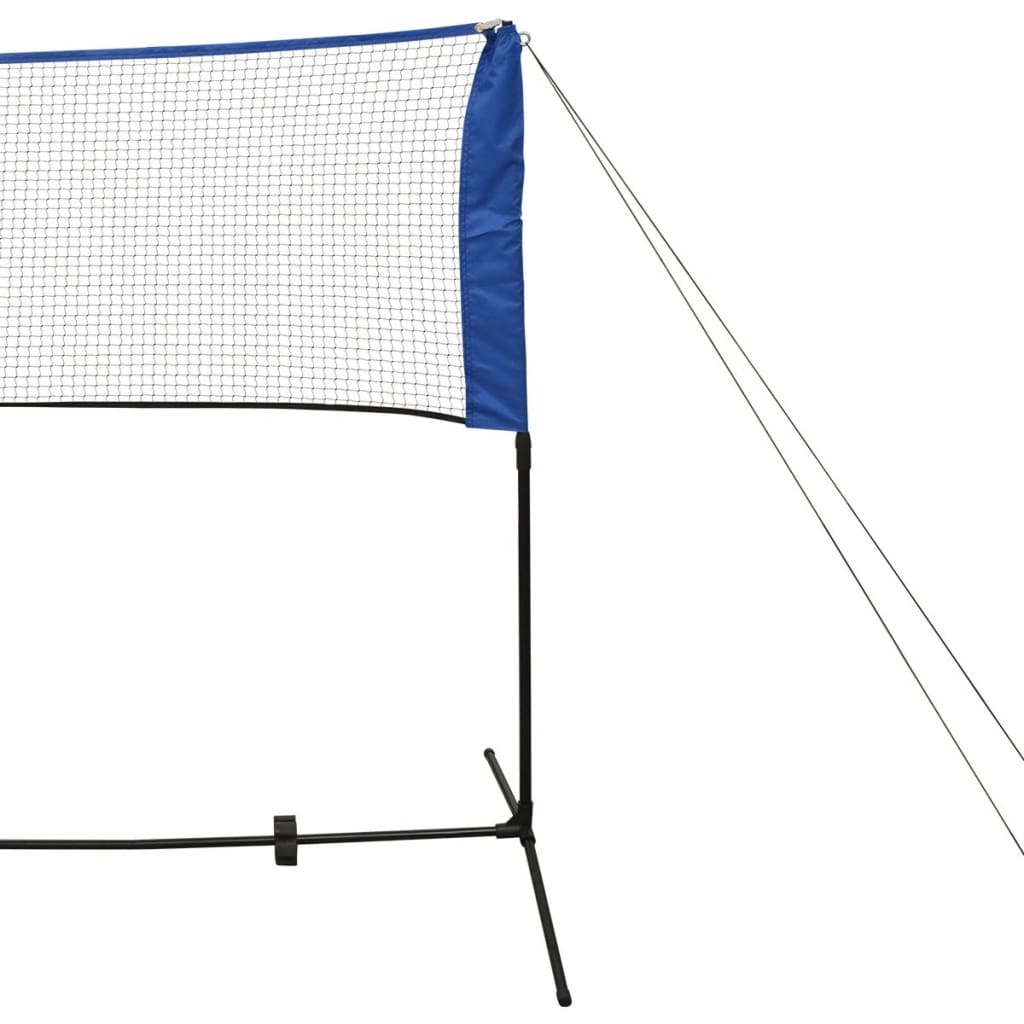 91307 vidaXL Badminton Net Set with Shuttlecocks 300x155 cm