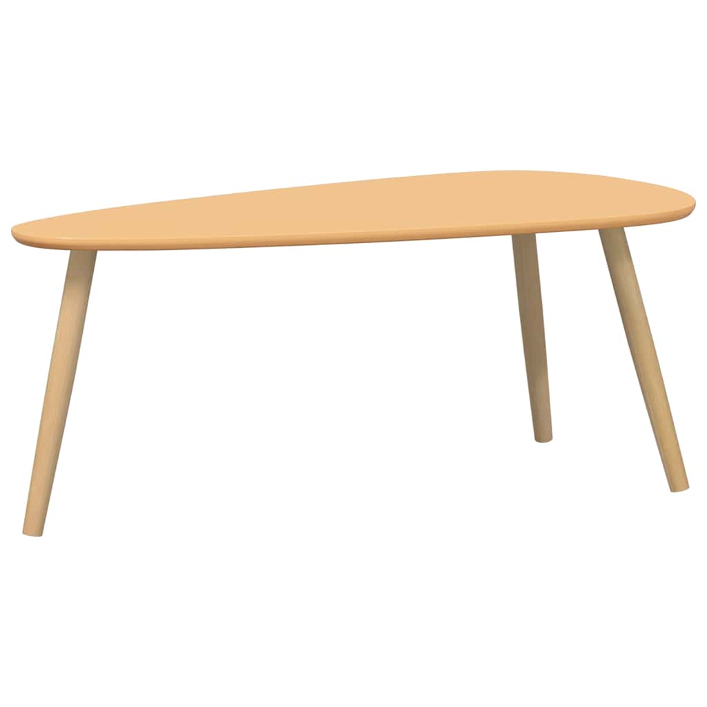 Coffee Table Set 2 Pieces Solid Pinewood Brown