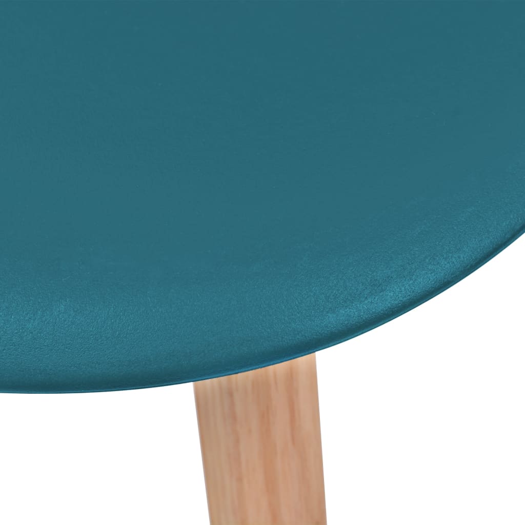 vidaXL Dining Chairs 2 pcs Turquoise Plastic