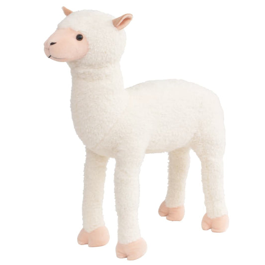 vidaXL Standing Plush Toy Alpaca White XXL