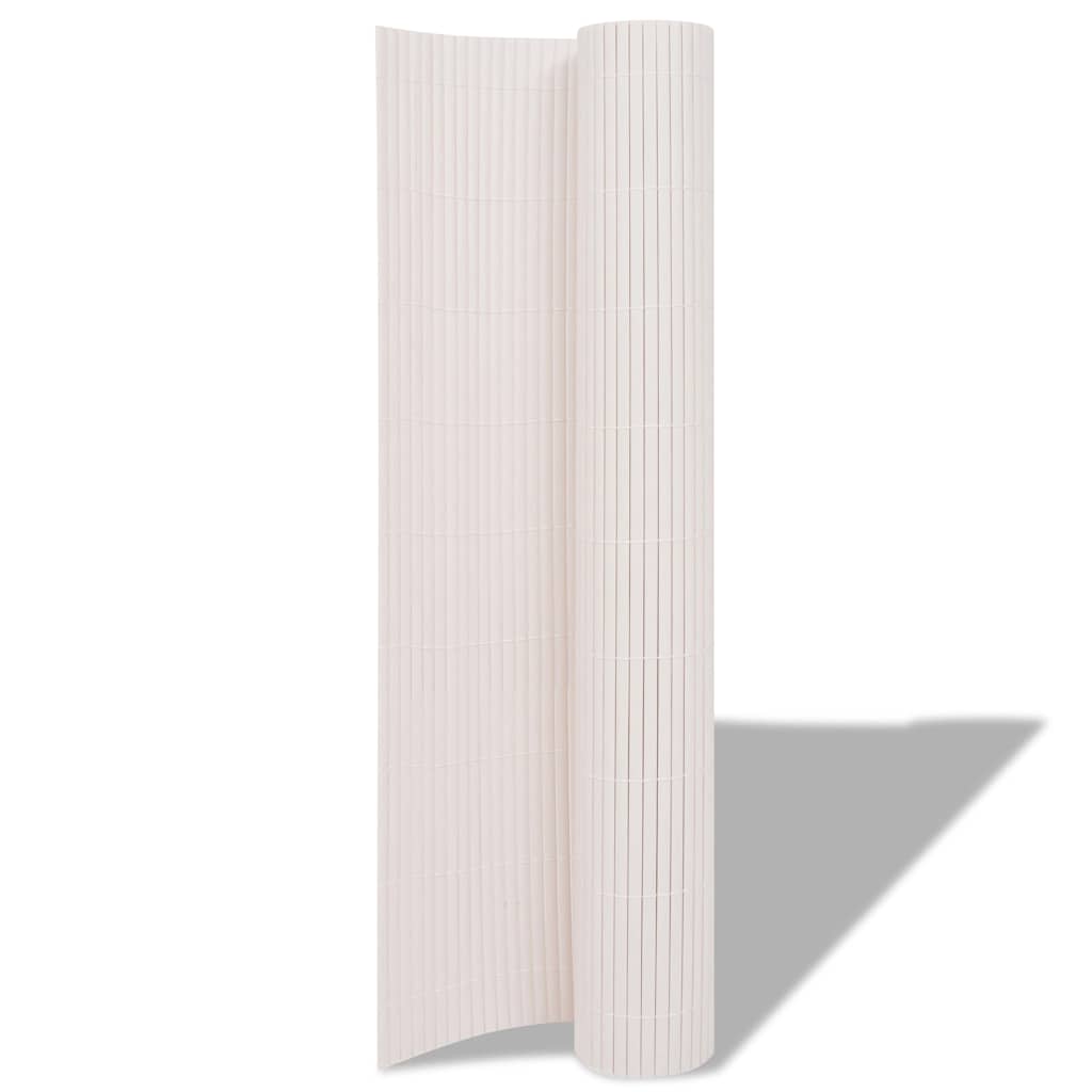 Garden Fence White 150 x 300 cm PVC