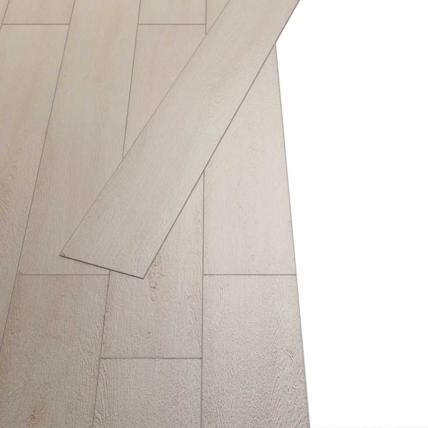 Flooring Planks 36 pcs Oak Classic White 5.02 m² PVC
