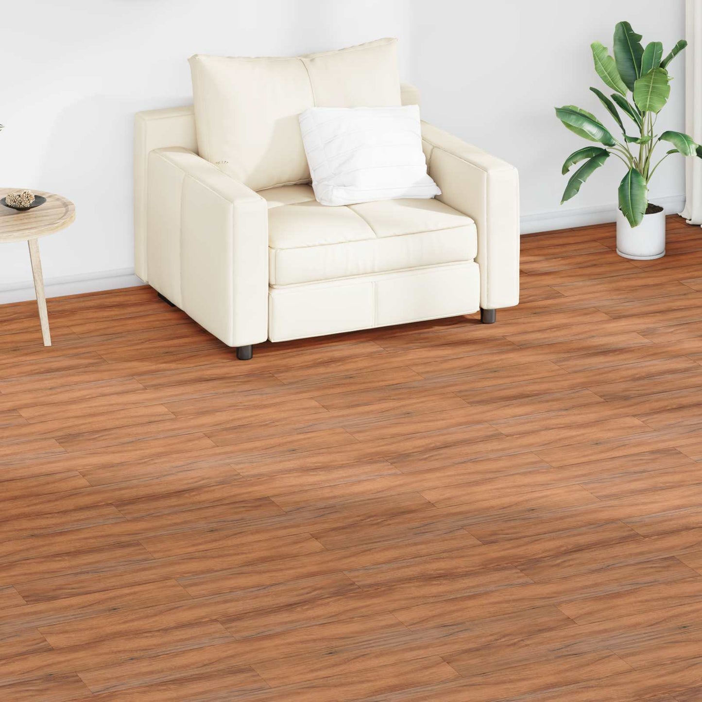 Flooring Planks 36 pcs Natural 5.02 m² PVC
