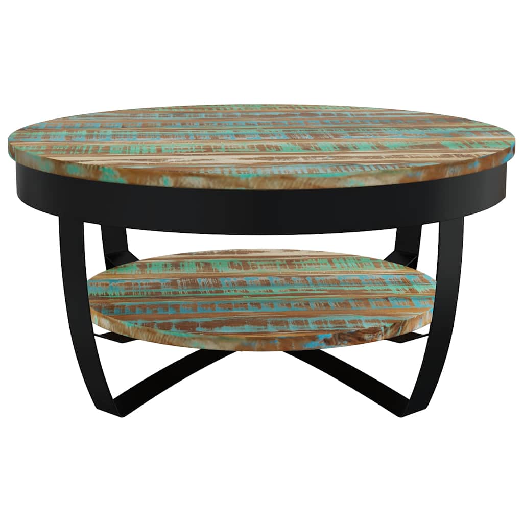 Coffee Table | Multicolour | Solid reclaimed wood | Medium |  Industrial