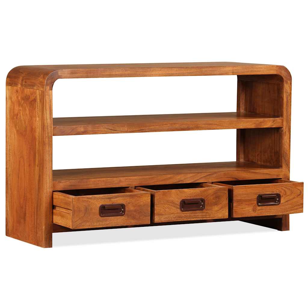 244681 vidaXL TV Cabinet Solid Wood Acacia 90x30x55 cm