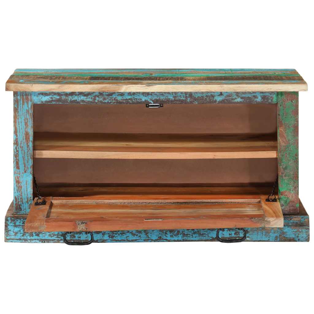 244832 vidaXL Shoe Storage Bench Solid Reclaimed Wood