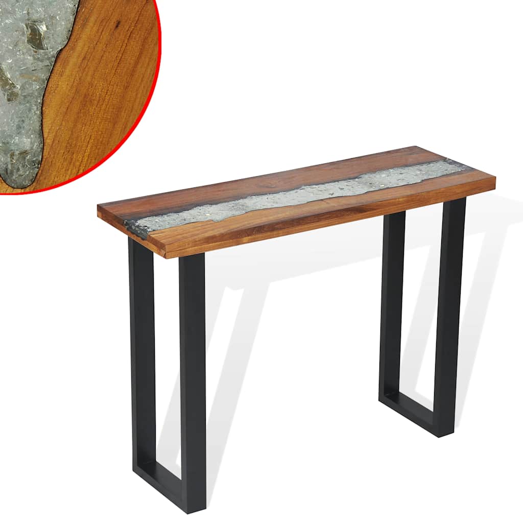 245065 vidaXL Console Table Teak 100x35x75 cm