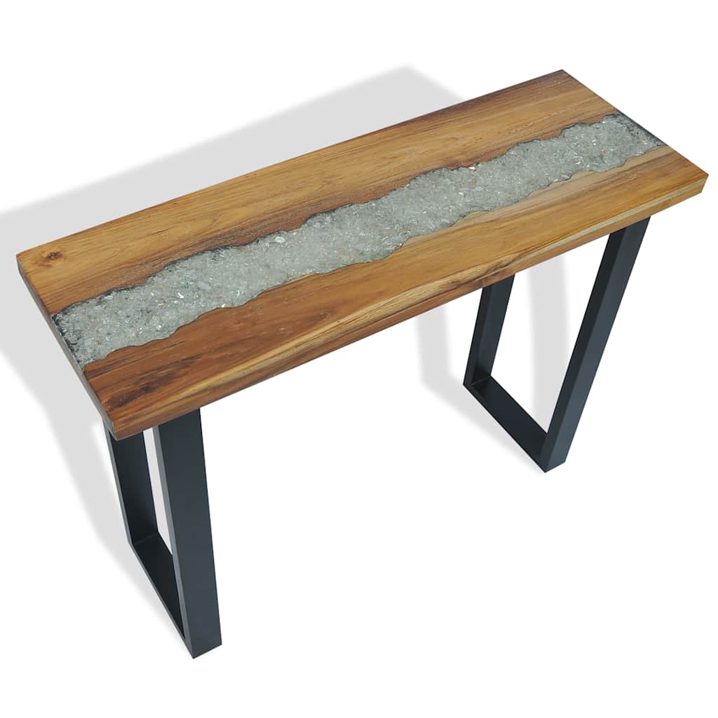 245065 vidaXL Console Table Teak 100x35x75 cm