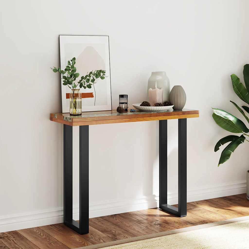245065 vidaXL Console Table Teak 100x35x75 cm