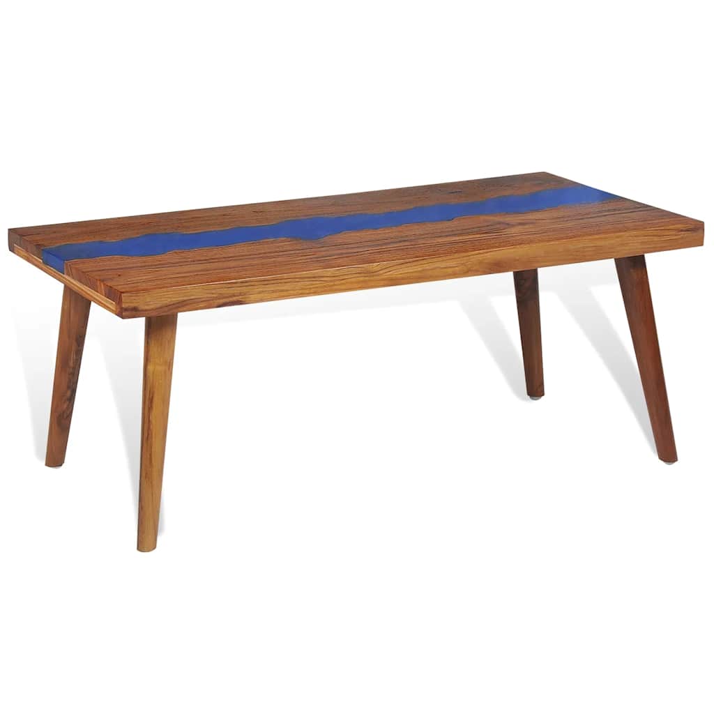245067 vidaXL Coffee Table Teak Resin 100x50x40 cm