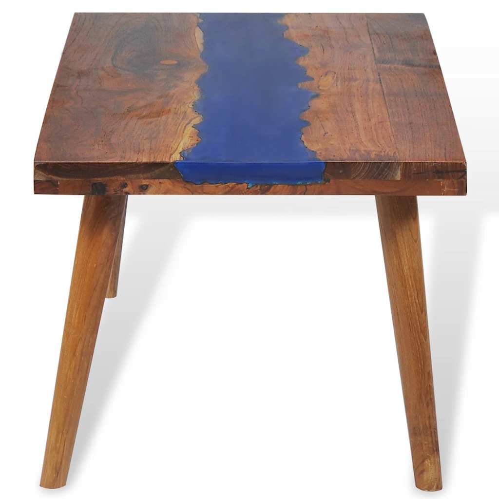 245067 vidaXL Coffee Table Teak Resin 100x50x40 cm