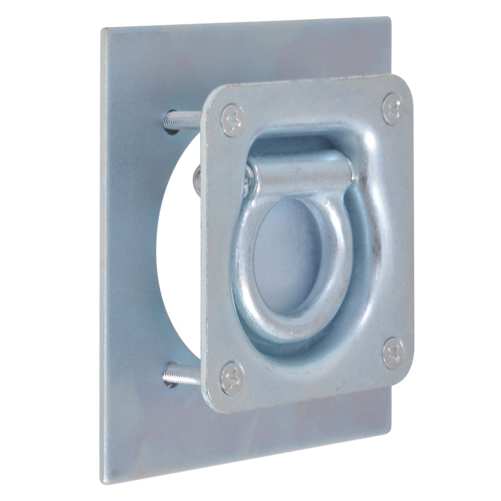 vidaXL Lashing Rings for Trailer 6 pcs Galvanised Steel 2000 kg