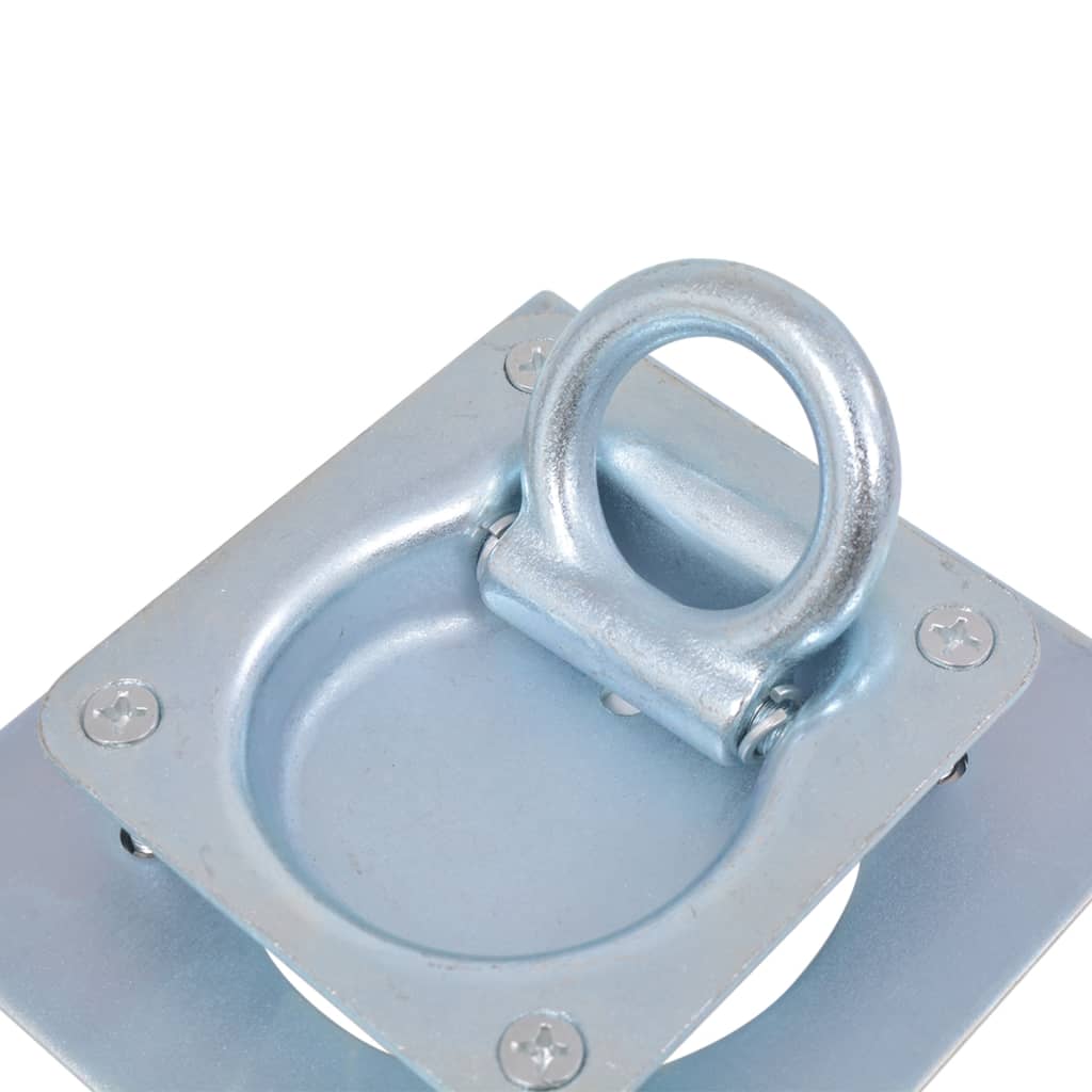 vidaXL Lashing Rings for Trailer 6 pcs Galvanised Steel 2000 kg