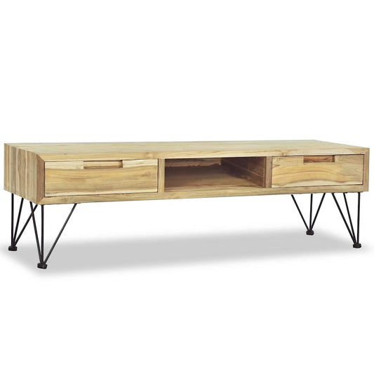 244575 vidaXL TV Cabinet 120x35x35 cm Solid Teak