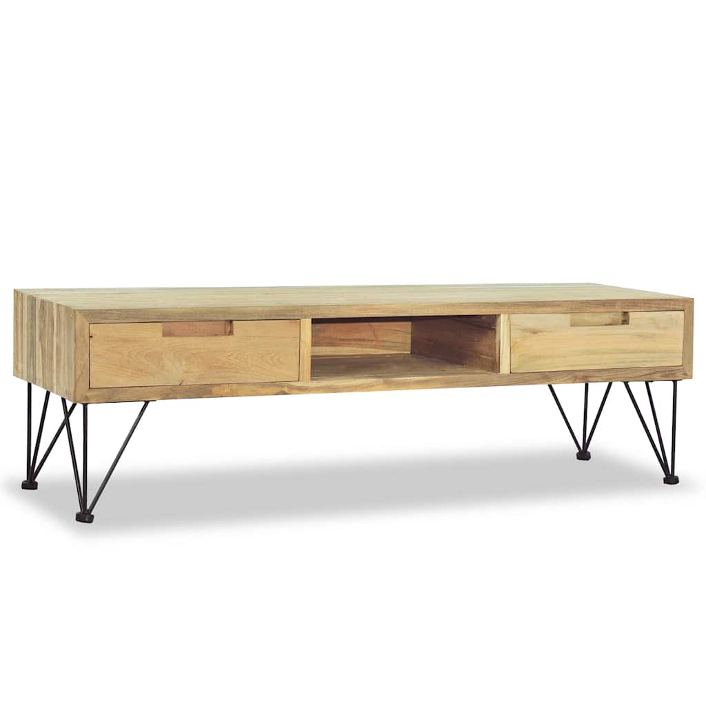 244575 vidaXL TV Cabinet 120x35x35 cm Solid Teak