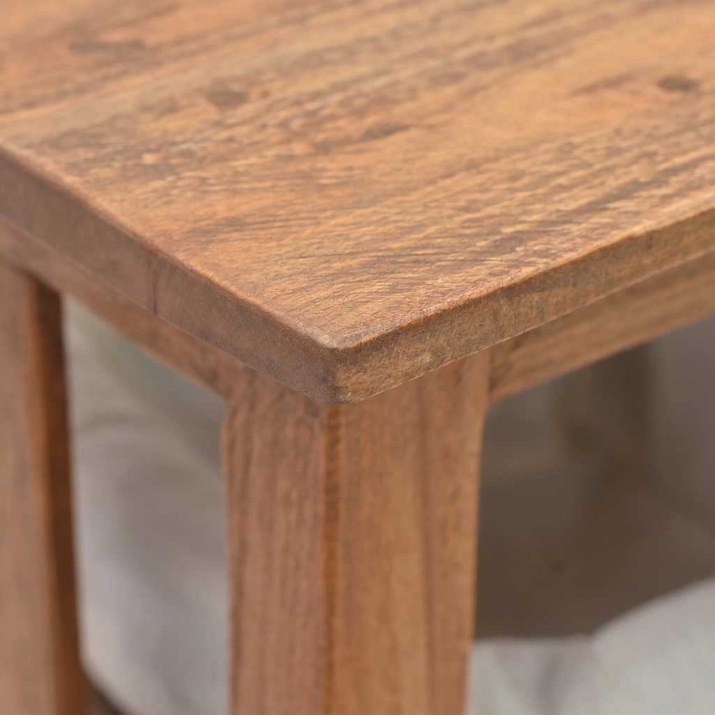 244489 vidaXL Console Table Solid Mahogany Wood 69x28x70 cm