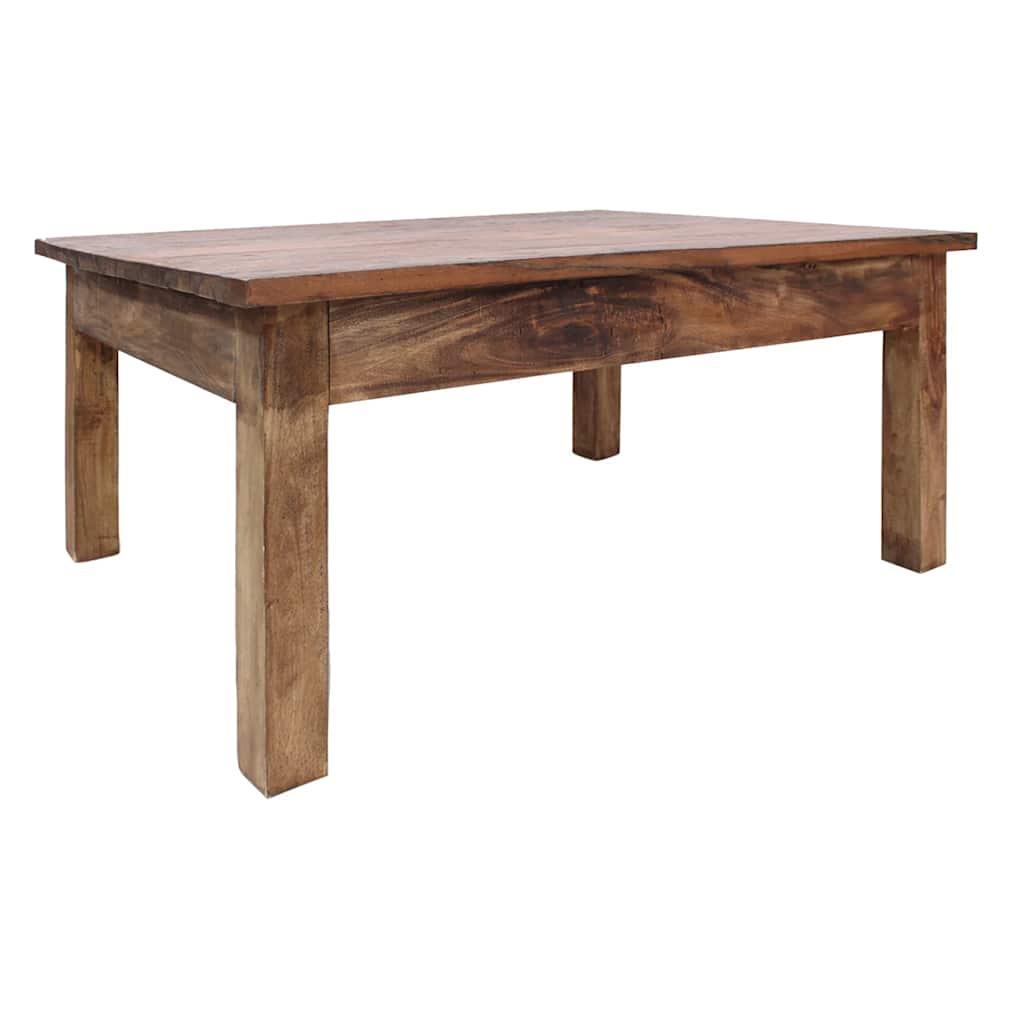 244493 vidaXL Coffee Table Solid Mahogany Wood 96x73x45 cm
