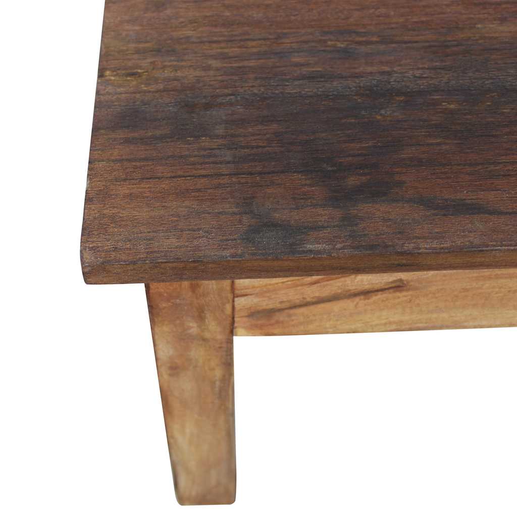 244493 vidaXL Coffee Table Solid Mahogany Wood 96x73x45 cm