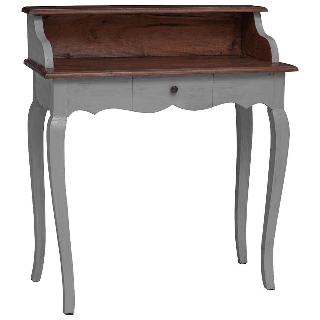 Writing Desk Solid Mahogany Wood 80x40x92 cm