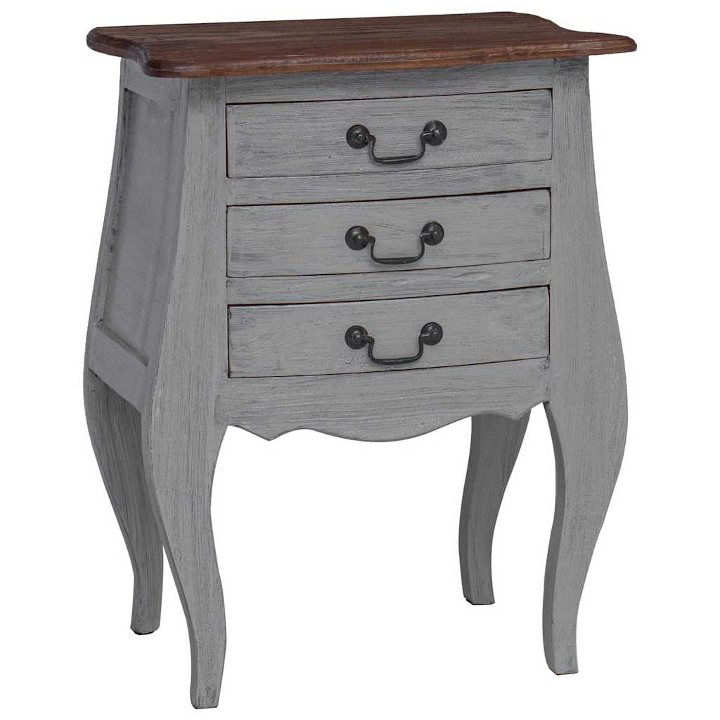 Bedside Cabinet Solid Mahogany Wood 48x35x64 cm