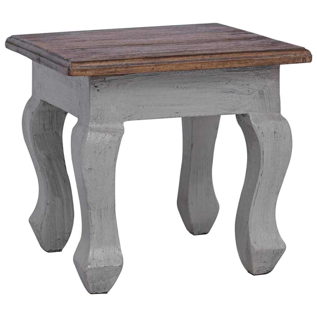 244505 vidaXL Nesting Table Set 3 Pieces Solid Mahogany Wood