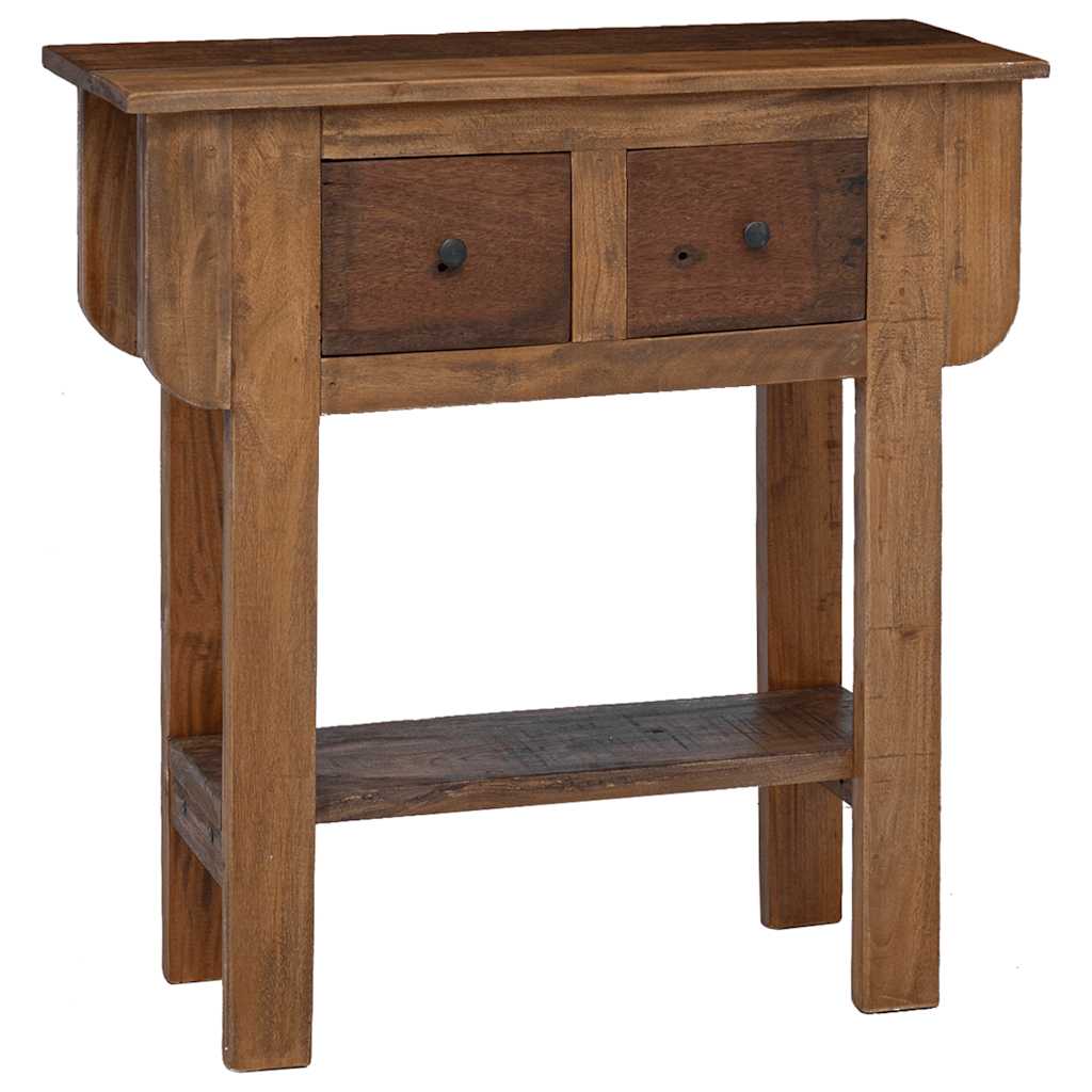 244509 vidaXL Console Table Mixed Recycled Wood 80x35x80 cm