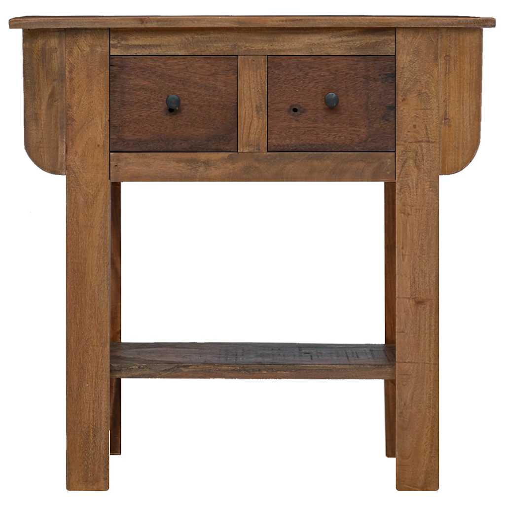244509 vidaXL Console Table Mixed Recycled Wood 80x35x80 cm