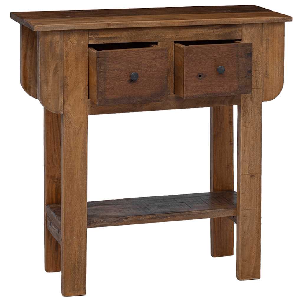 244509 vidaXL Console Table Mixed Recycled Wood 80x35x80 cm