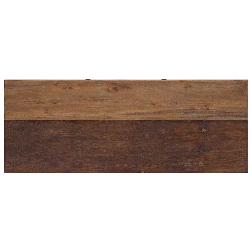 244509 vidaXL Console Table Mixed Recycled Wood 80x35x80 cm
