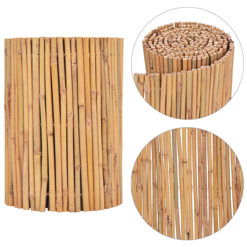 vidaXL Bamboo Fence 500x30 cm