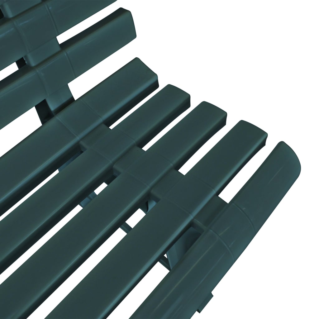 Garden Bench | Green | Plastic | Medium |  Durable  | Garden Bench