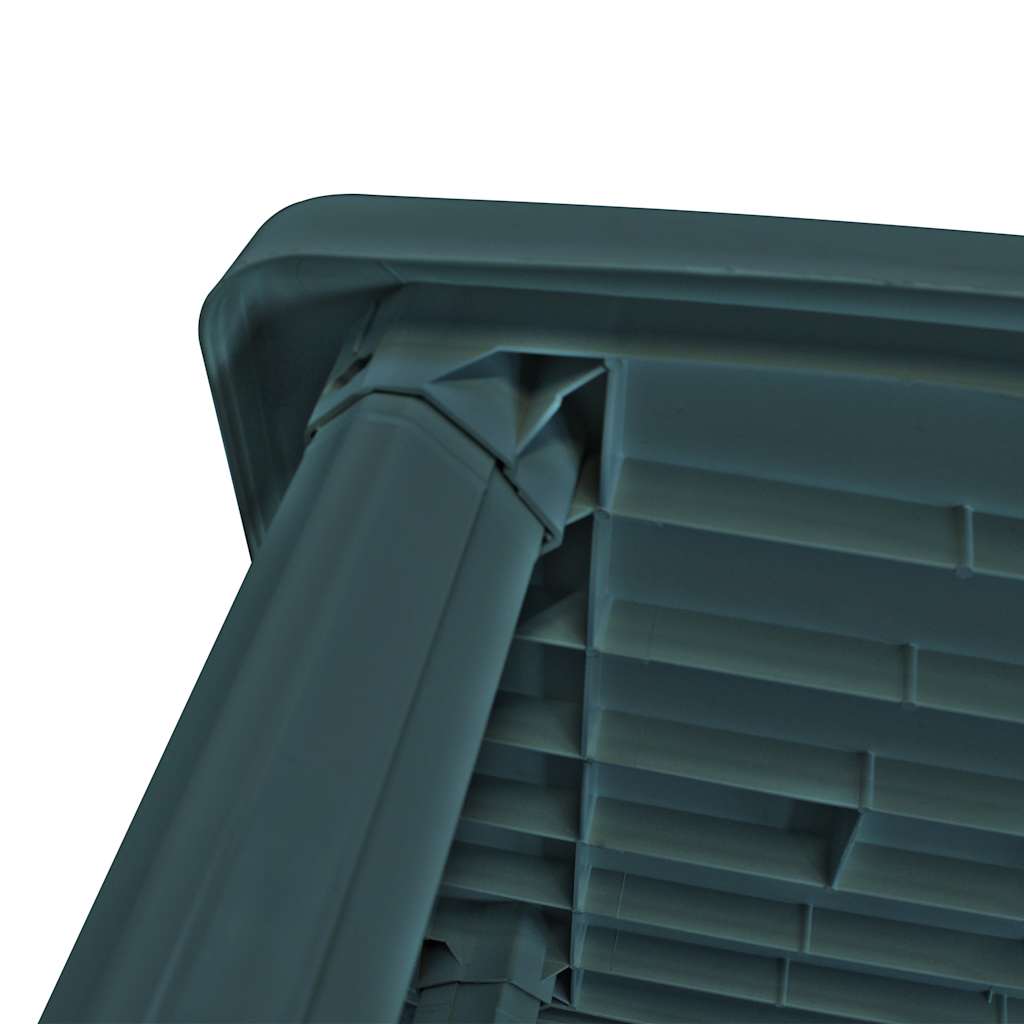 43593 vidaXL Garden Table Green 101x68x72 cm Plastic