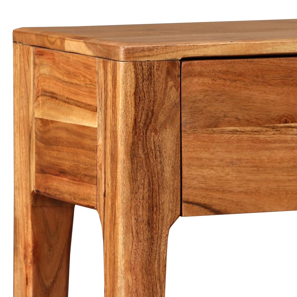 244957 vidaXL Console Table Solid Wood 118x30x80 cm