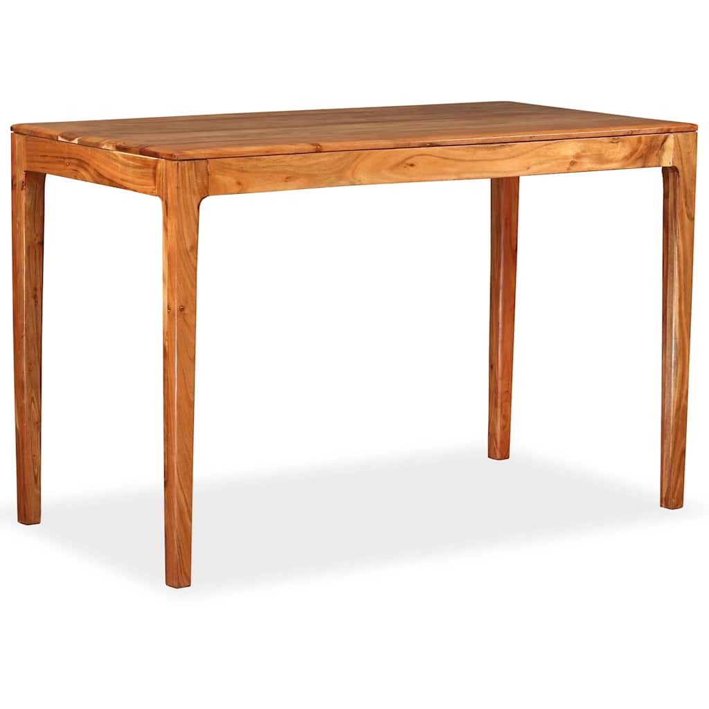244958 vidaXL Dining Table Solid Wood 118x60x76 cm